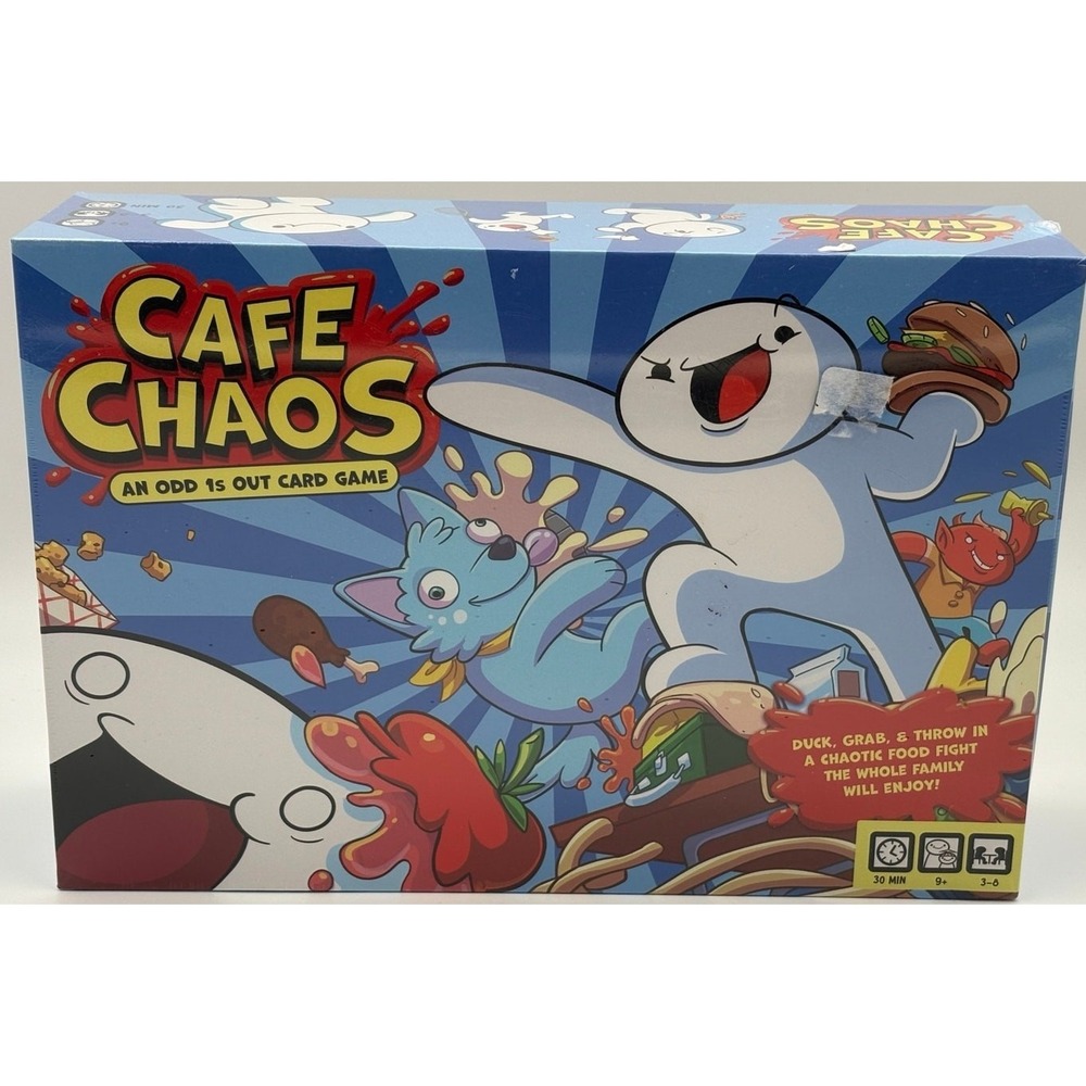 Cafe Chaos – The Odd 1s Out Card Game | Fun Family Food Fight‎ Game SEALED
